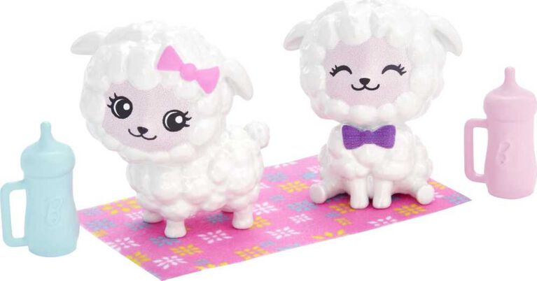 Barbie-Skipper and Lambs-Box, stroller