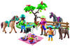 Playmobil - Cavaliers, chevaux et pique-nique