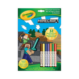 Crayola Colouring & Activity Book, Minecraft