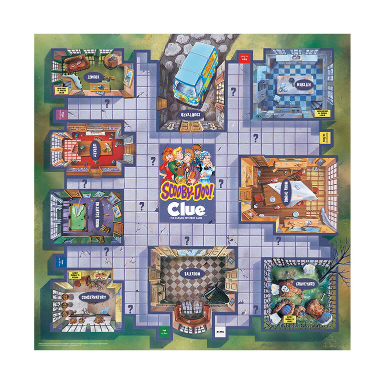 CLUE: Scooby-Doo Board Game - English Edition