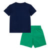 Nike Sportswear Split Futura Shorts Set - Stadium Green