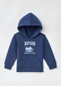 Northern Reflections Iconic Loon Hoodie Blue