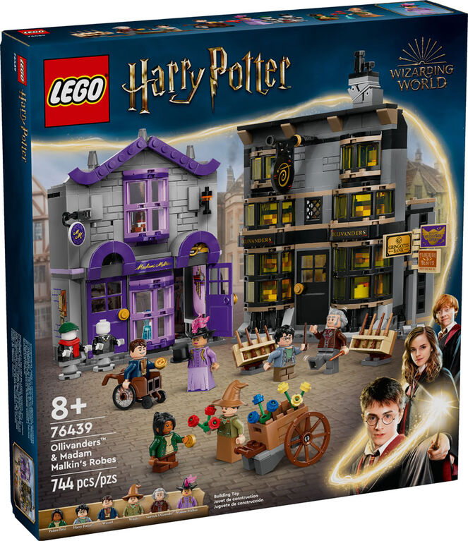 LEGO Harry Potter Ollivanders & Madam Malkin's Robes, Diagon Alley Toy, Wizard Gift 76439