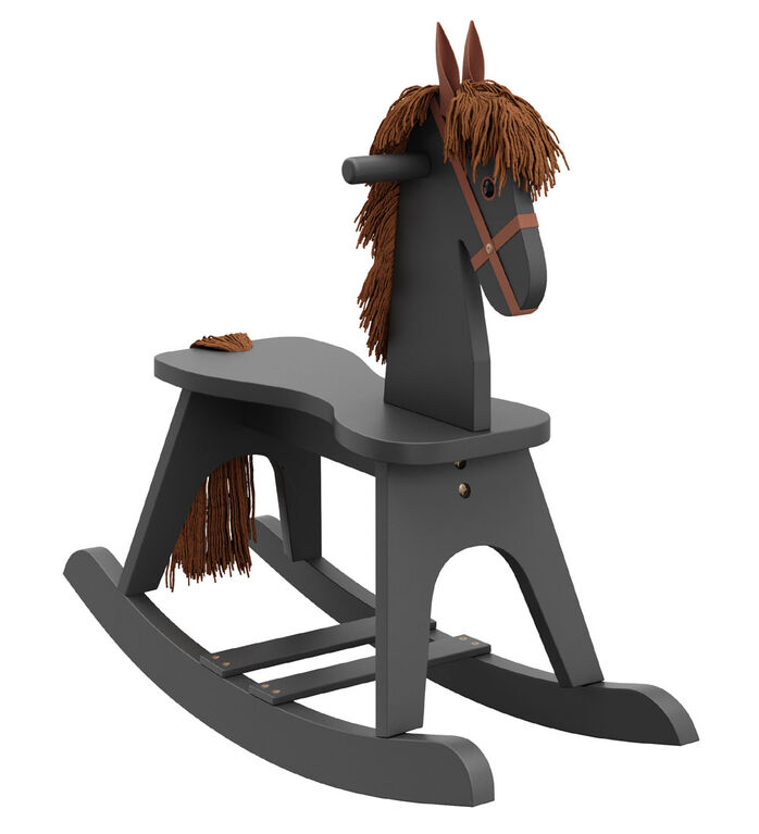 Storkcraft Wooden Rocking Horse - Gray