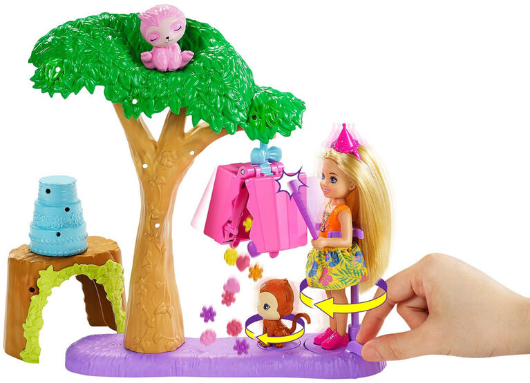 Barbie and Chelsea The Lost Birthday Party Fun Playset with Doll & 2 Animals
