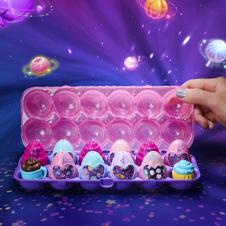 Hatchimals CollEGGtibles, Cosmic Candy Limited Edition Secret Snacks 12-Pack Egg Carton