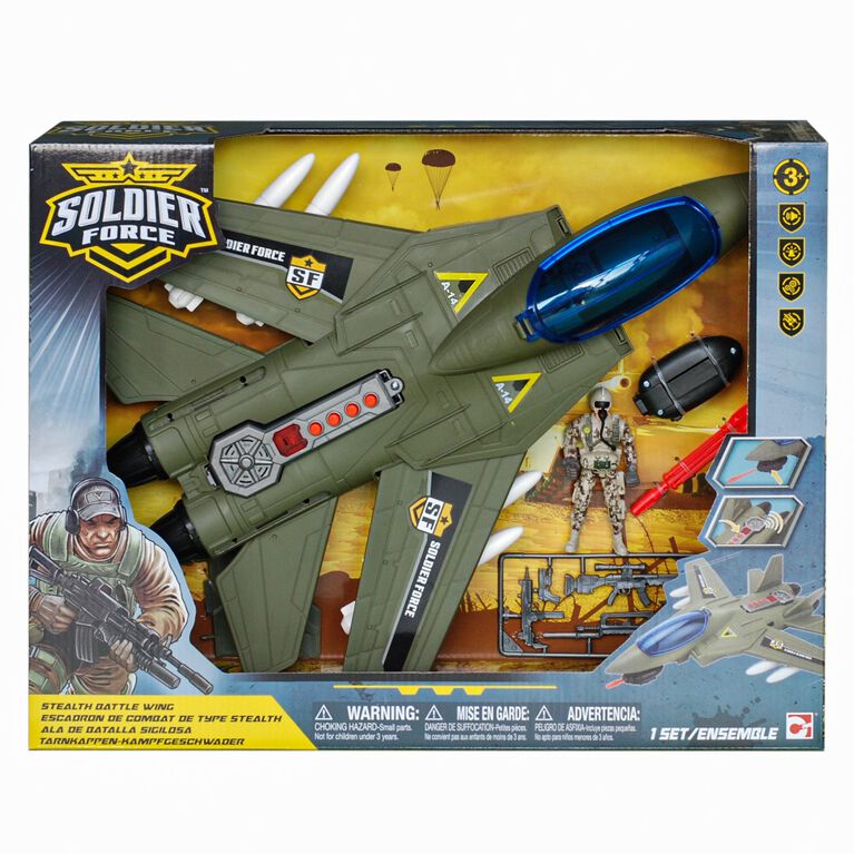 Soldier Force L&S Stealth Battle Wing Playset - R Exclusive