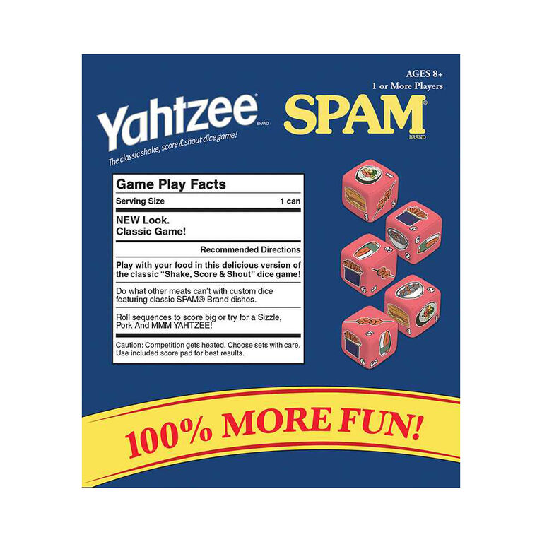 YAHTZEE: SPAM - English Edition
