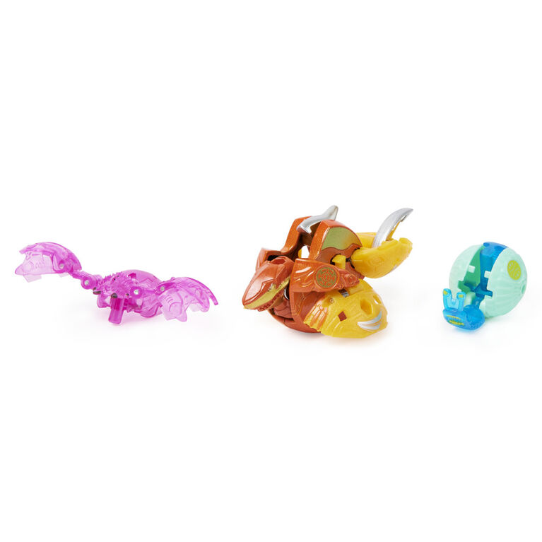 Bakugan Evolutions, Shartktar with Nano Widow and Sludgem Platinum Power Up Pack