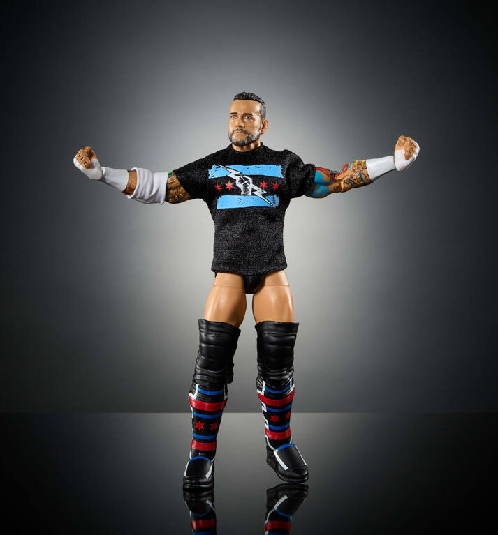WWE-Élite CM Punk-Figurine articulée 15cm Series115