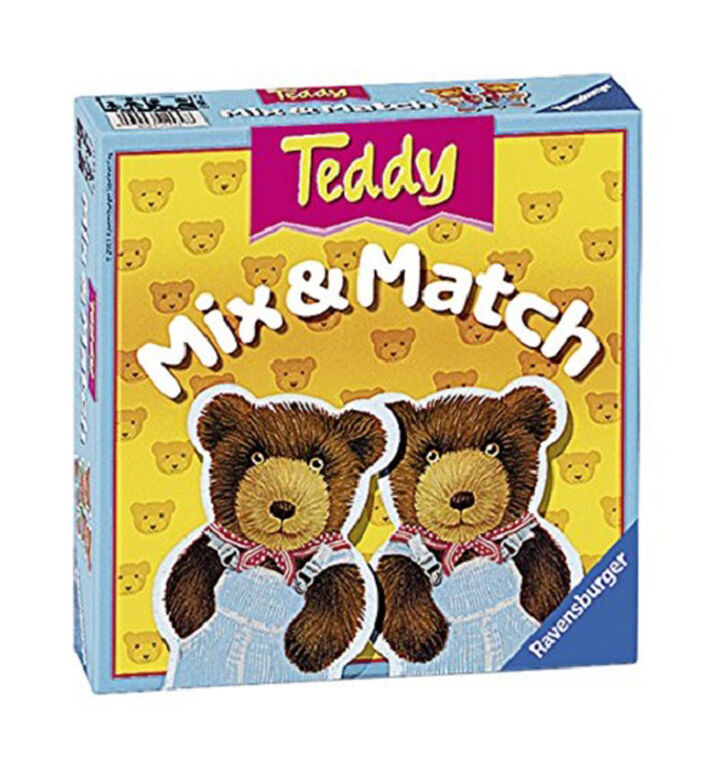 Wonderforge Ravensburger! Teddy Mix & Match Game - French Only