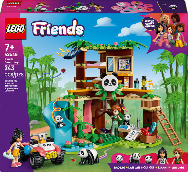 LEGO Friends Panda Sanctuary Animal Care Pretend Play Toy for Girls & Boys, Ages 7+ - 42648