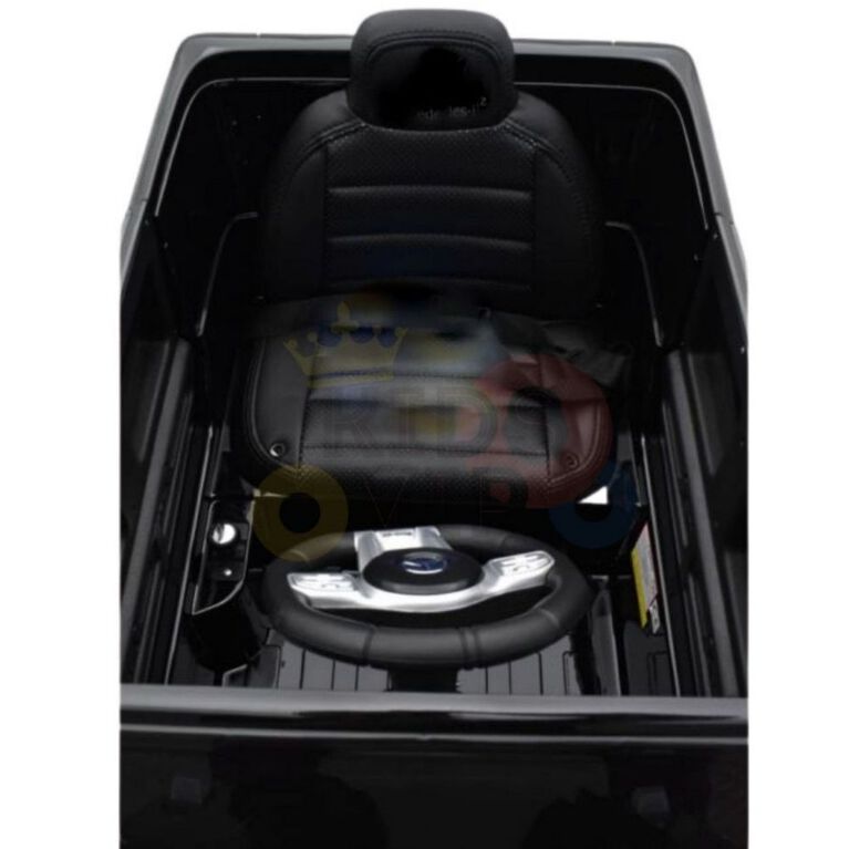 KidsVip 12V Kids and Toddlers Mercedes G63 Ride on car with Remote Control - Matte Black - English Edition