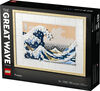 LEGO Art Hokusai - La grande vague; kit de construction d'oeuvre d'art, cadre décoratif 31208