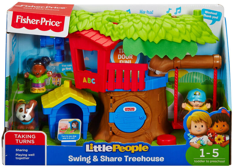 Fisher-Price Little People Swing & Share Treehouse - English Edition