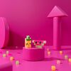 Pixobitz, Pack Transparent avec 156 perles exclusives à fusionner à l'eau, Décos et accessoires, Créations 3D et 2D sans chauffer, Jouets d'art