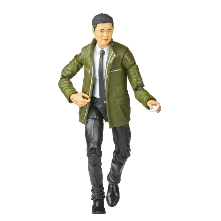 Marvel Legends Series, Wandavision, figurine de collection Agent Jimmy Woo de 15 cm MCU Disney+, 2 accessoires et 3 pièces Build-a-Figure