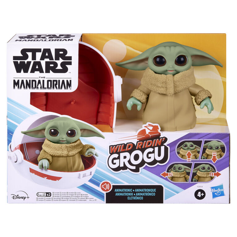 Star Wars Wild Ridin' Grogu, The Child Animatronic Toy, Over 25 Sound and Motion Combinations
