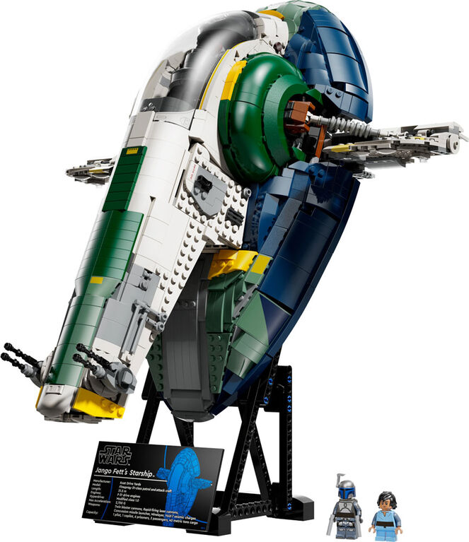 LEGO Star Wars Jango Fett's Firespray-Class Starship Building Set for Adults, Ages 18+ - 75409