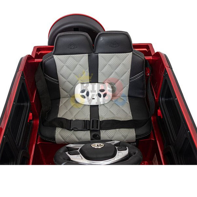 KidsVip 12V Kids and Toddlers Mercedes G650s Maybach 4WD Ride On Car w/Remote Control - Red - English Edition