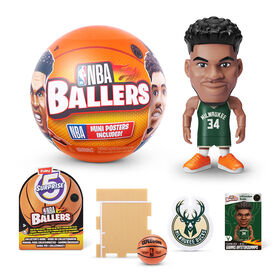 5 Surprise NBA Ballers - 1 per order, colour may vary (Each sold separately, selected at Random)