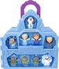 Disney Frozen Castle Playset with 9 Fisher-Price Little People Figures, Carry Along Castle Case