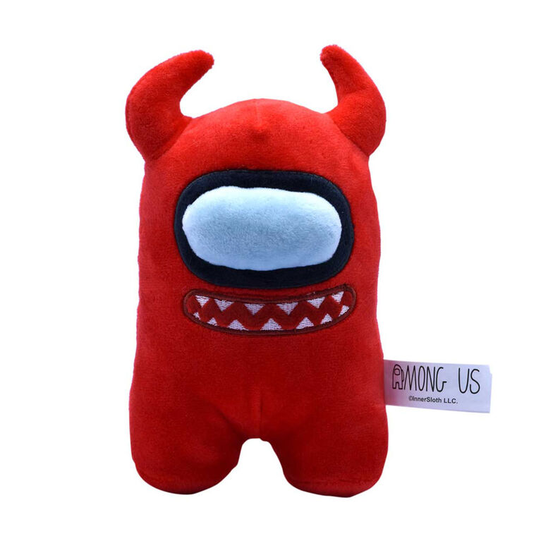 Among Us Plush - Red w/ Devil Horns