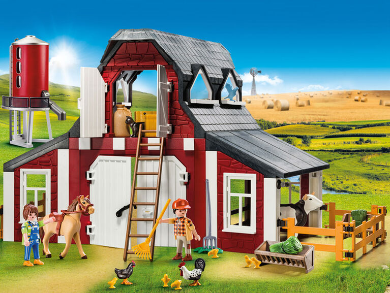 Playmobil - Ferme avec silo (9315)