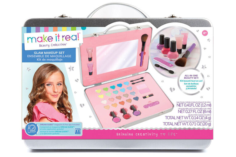 Ensemble de maquillage pour enfants pour filles, kit de cosmétiques  lavables, jouets de maquillage réels pour enfants 4 5 6 7 8 9 10 ans