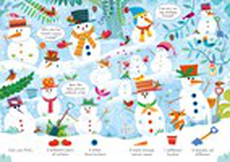 Look and Find Puzzles: Wintertime - English Edition