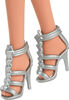 Barbie Fashionistas Poupée 234, cheveux bruns, robe pailletée