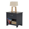 Ulysses 1-Drawer Nightstand Blueberry