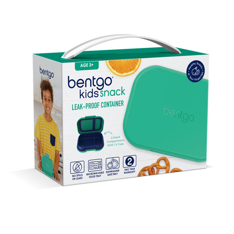 Bentgo Kids Snack Container GreenNavy