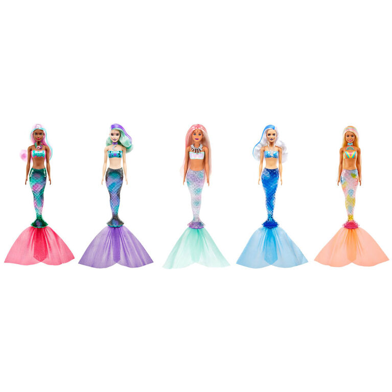 Poupée ​Barbie Color Reveal avec 7 surprises