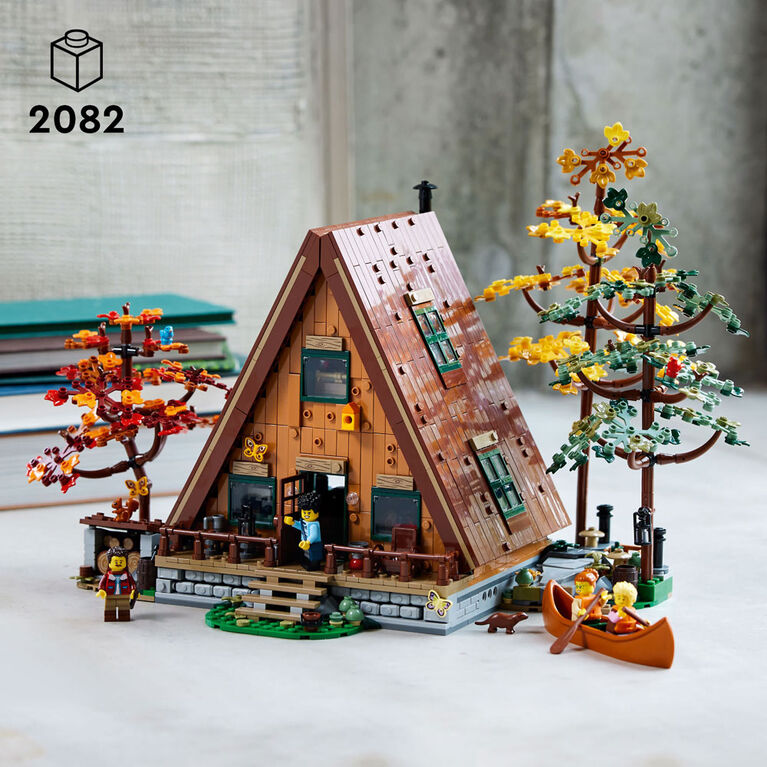 LEGO Ideas A-Frame Cabin 21338 Building Kit for Adults (2,082 Pieces)