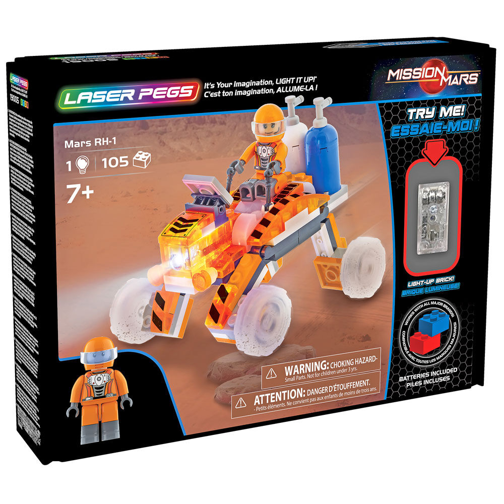 Laser pegs mars store
