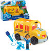 Blue's Clues and You! Sing-Along School Bus with Josh and Blue Figures, Includes Microphone and Plays 3 Songs - R Exclusive