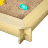 Wooden Sandpit with Canopy