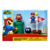 Ensemble de diorama de 5 Figurines de 2,5 pouces Mario Plaine du grand chêne de Nintendo