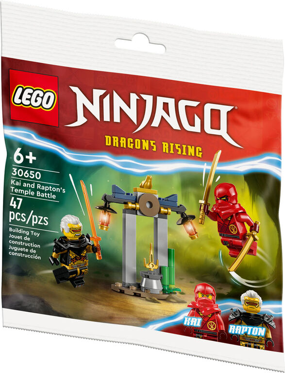 LEGO Ninjago Kai and Rapton's Temple Battle 30650