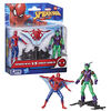 Spider-Man Epic Hero Series Spider-Man vs Green Goblin Action Figures & 2 Accessories (4 Inch)