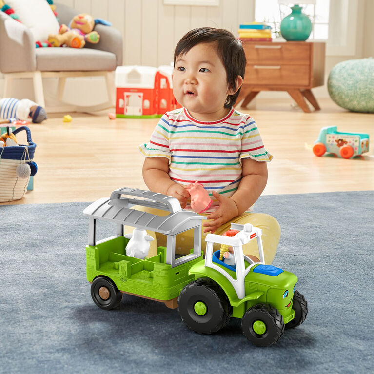 Fisher-Price - Little People - Tracteur Soin des Animaux - Édition anglaise