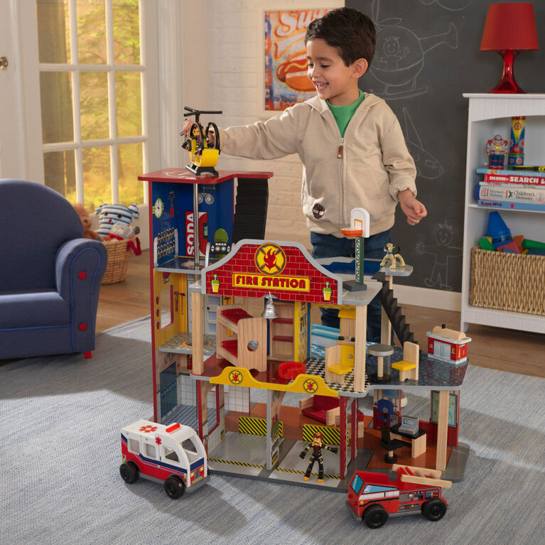 KidKraft - Deluxe Fire Rescue Set