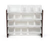 Toy Organizer with 16 Bins, Espresso