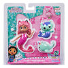 Swimways, Gabby et la maison magique, Dive Characters, coffret de 3 personnages, accessoires et jouets de piscine pour enfants, accessoires de fête et jouets aquatiques