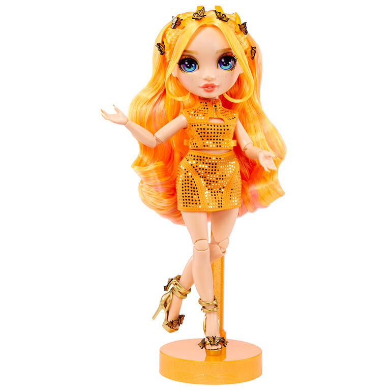 Rainbow High Fantastic Fashion Poppy Rowan - Orange 11" Fashion Doll and Playset