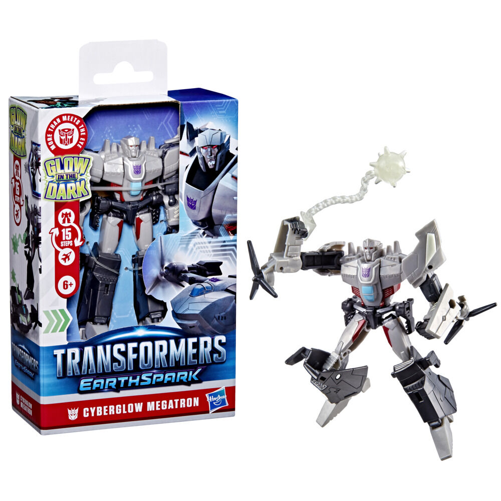 Transformers EarthSpark Cyberglow Megatron 5-Inch Action Figure - R Exclusive