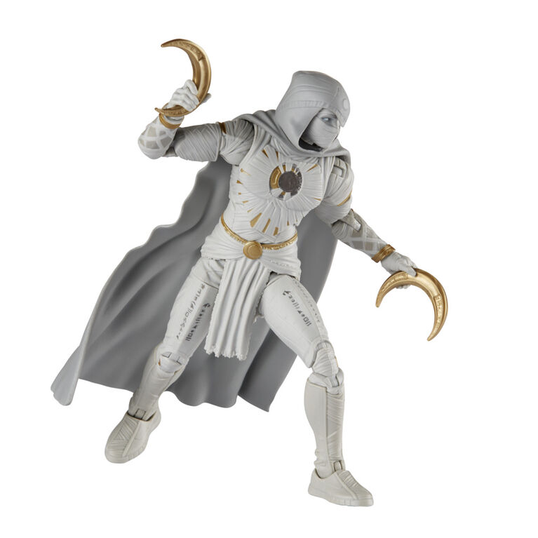 Marvel Legends Series Disney Plus Moon Knight MCU Series Action Figure 6-inch Collectible Toy, includes 4 accessories