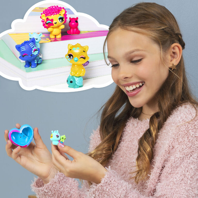 Hatchimals CollEGGtibles, Coffret de 2 HatchiPets Pet Obsessed avec 2 CollEGGtibles et 2 animaux de compagnie (les styles peuvent varier)