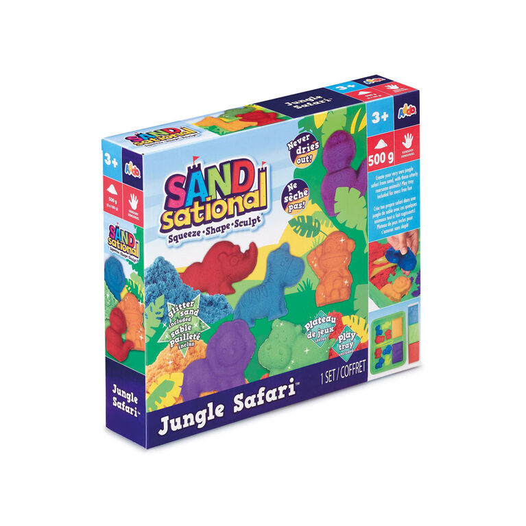 Ensemble SANDsational Safari dans la jungle - Notre exclusivit&eacute;